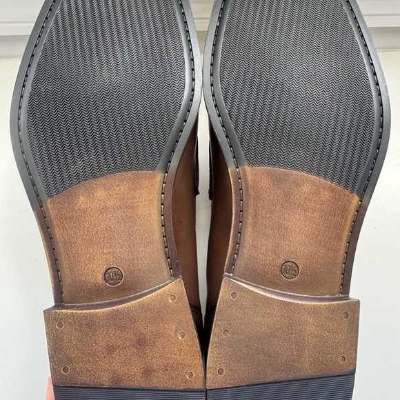 Supply‎ Lab Men\'s Brown Dress Loafer Shoes 10.5 M Slip On Penny Leather NEW main image 8